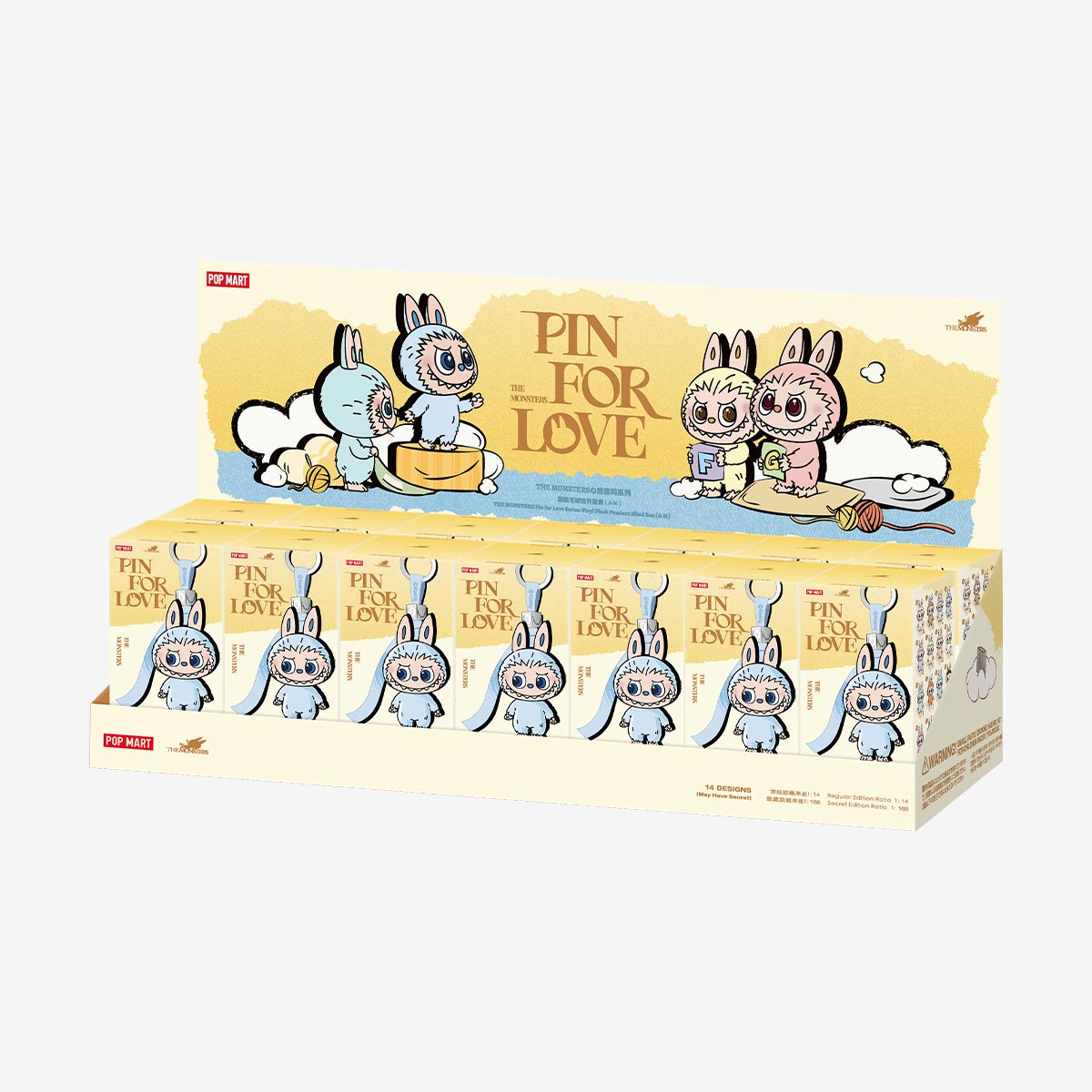 THE MONSTERS PIN FOR LOVE シリーズぬいぐるみペンダント(A-M)